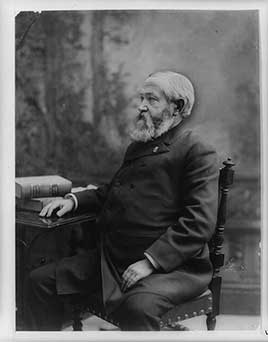 Official portrait of Benjamin Harrison