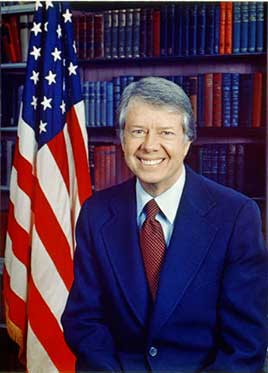 Official portrait of Jimmy Carter