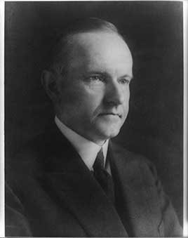 Official portrait of Calvin Coolidge