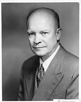 Official portrait of Dwight D. Eisenhower
