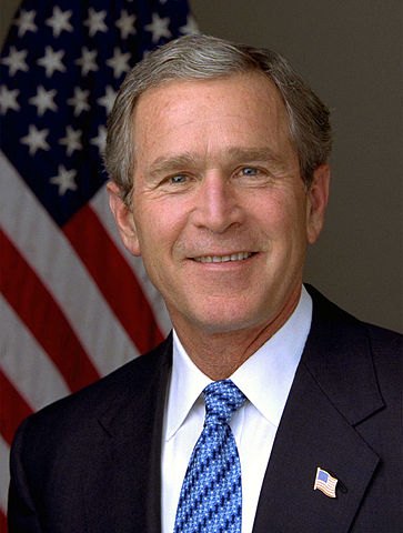 Official portrait of George W. Bush