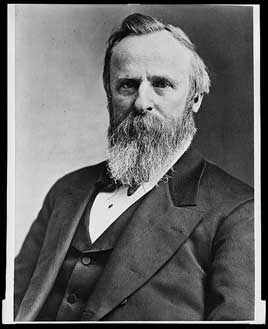 Official portrait of Rutherford B. Hayes