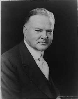 Official portrait of Herbert Hoover