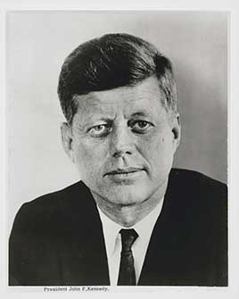 Official portrait of John F. Kennedy