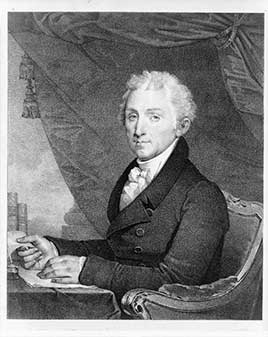 Official portrait of James Monroe