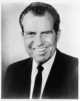 Official portrait of Richard Nixon