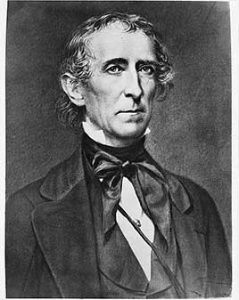 Official portrait of John Tyler