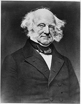 Official portrait of Martin Van Buren